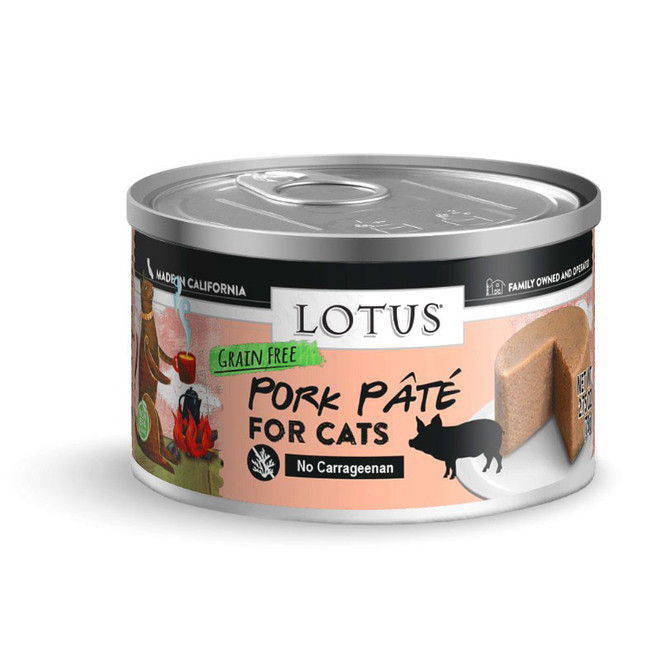 Lotus Cat Grain Free Pork Pate 5.3oz