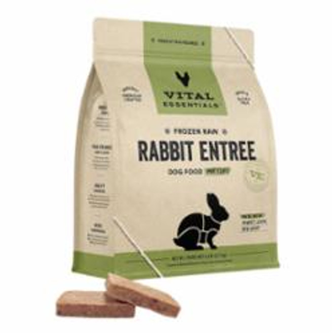 Vital Essentials Frozen Rabbit Patties 6lb