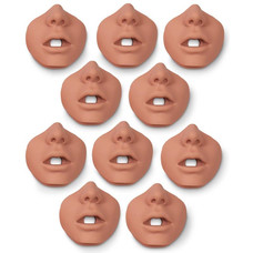 Simulaids Brad Jr. Face Pieces, 10/pack