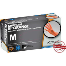 NitriDerm  EP Orange  Nitrile Exam Gloves