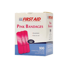 Pink Bandages, 100/Box