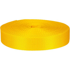 Yellow 1" x 14 yd Nylon Webbing