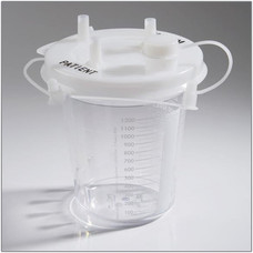 1200mL EZE-VAC  Canister and Lid with 2 Elbows