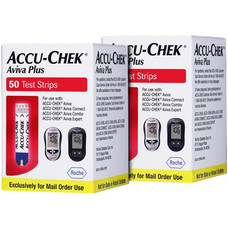 Accu-Chek  Aviva Plus Test Strips, 50/box