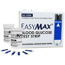 EASYMAX  15 Blood Glucose Test Strips, 50/vial