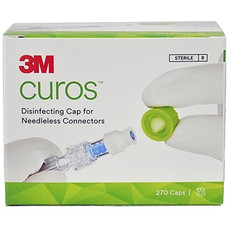 3M Curos Needleless Connector Disinfecting Caps, 270/box