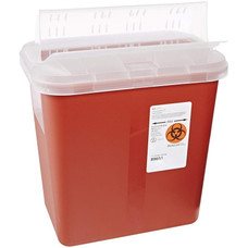 SharpSafety Sharps Container w/ Horizontal Drop