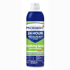 Microban 24 Hr Aerosol Sanitizing Spray, 15oz, 6/cs