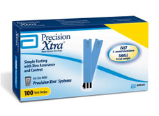Precision Xtra Blood Glucose Test Strips, 100/bx