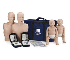 Prestan Professional Take2 CPR Manikin and AED Training Kit - Medium Skin