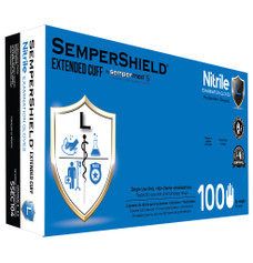 SemperShield  Nitrile Extended Cuff Exam Gloves