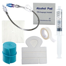 IV Start Kit w/Medsource IV Dressing, Ext. Set, 10ml Saline Flush