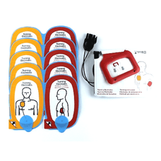 Adult AED QUIK-PAK Training Electrodes Set - 5/pk