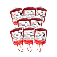 Simulated Blood Bag Variety, 8/pk