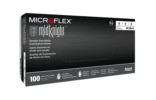 Microflex  MidKnight  Nitrile Gloves