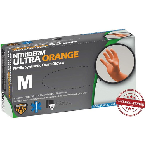 NitriDerm  Ultra Orange Nitrile Exam Gloves