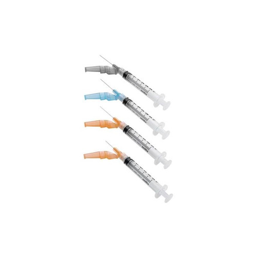 Hypodermic Needle-Pro  EDGE Safety Device w/ Syringe