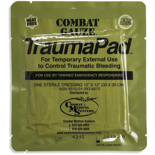 QuikClot  Combat Gauze TraumaPad