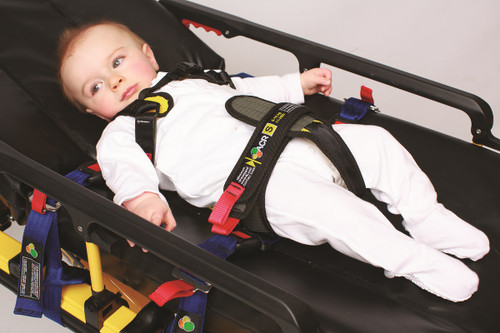 ACR (Ambulance Child Restraint) Size Small in use