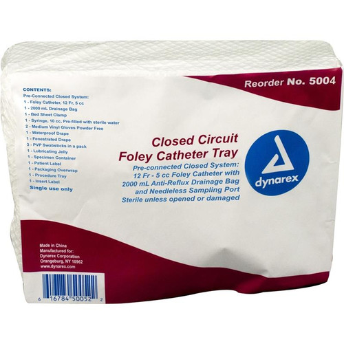 Closed Circuit Foley Catheter Tray