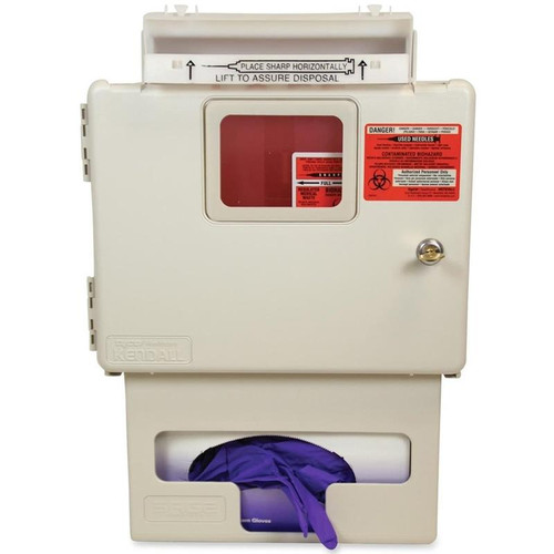 SharpSafety Wall Enclosure w/ Glove Box