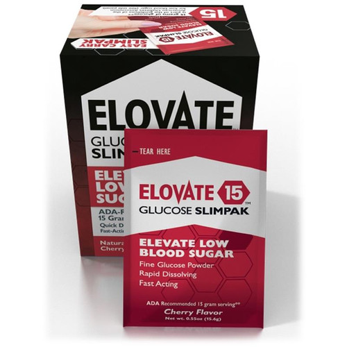 Elovate 15 Glucose Slimpacks, 6/box