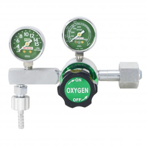 O2 Flow Gauge Regulator - 0-15 LPM