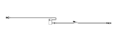 Alaris MedSystem III Replacement Half Set, 1 Ndls Y, 85", 6ml Priming