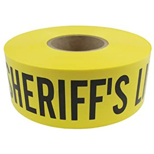 Barricade Tape - Sheriffs Line Do Not Cross, 1000'