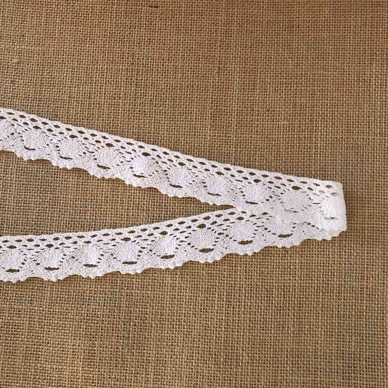 white cotton lace