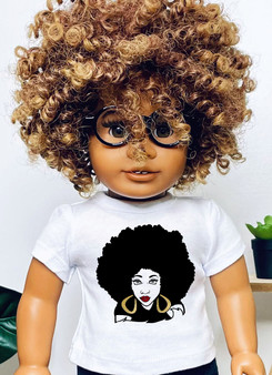 Afro Queen with bamboo earrings Graphic tee