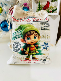 Elf Santa sack