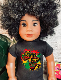 Black History map Graphic T-shirt