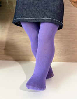 Lavender Doll Tights – for 18-Inch Dolls