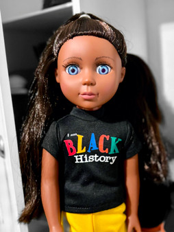 14 inch I am black history Graphic shirt