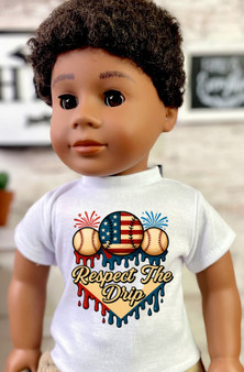 Baseball Ice cream drip Graphic Tee Baseball Ice cream drip Graphic Tee