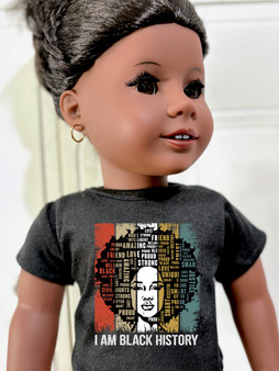Black History Afro Woman Graphic Tee