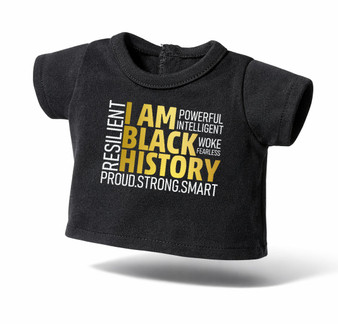 I am black history Graphic Tee for 18 inch dolls