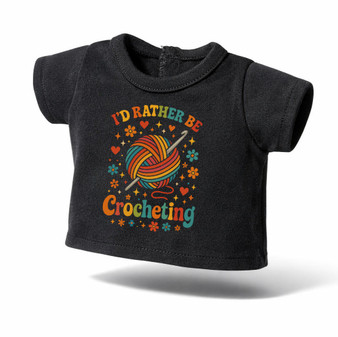 Crochet Graphic Tee for 18” Dolls ( 3 designs)