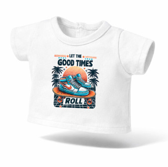 Roller Vibes Skate Doll Graphic Tee for 18" dolls (3 designs)