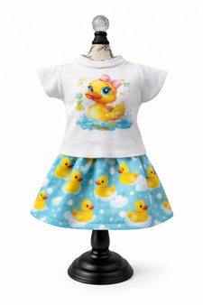 Rubber ducky 18 inch doll outfit