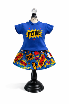 Pow comics 18 inch doll outfit