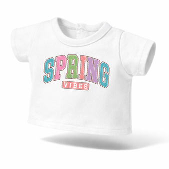 Spring vibes Graphic shirt for 18 inch dolls