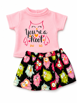 You're a hoot 18 inch doll outfit