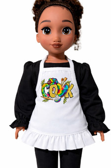 Lil cook apron for 18- inch dolls