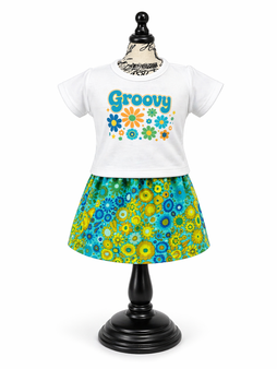 Groovy 18 inch doll outfit