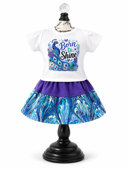 Born to shine 18 inch doll outfit