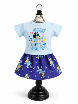 Bluey party 18 inch doll outfit