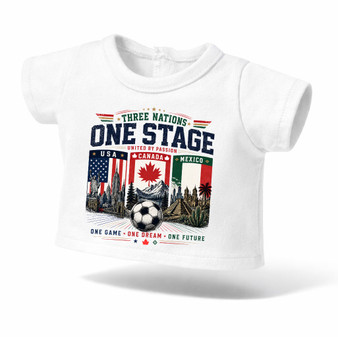 Three nations Graphic T-Shirt  for 18 inch dolls