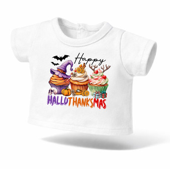 Hallothanksmas Graphic T-Shirt  for 18 inch dolls